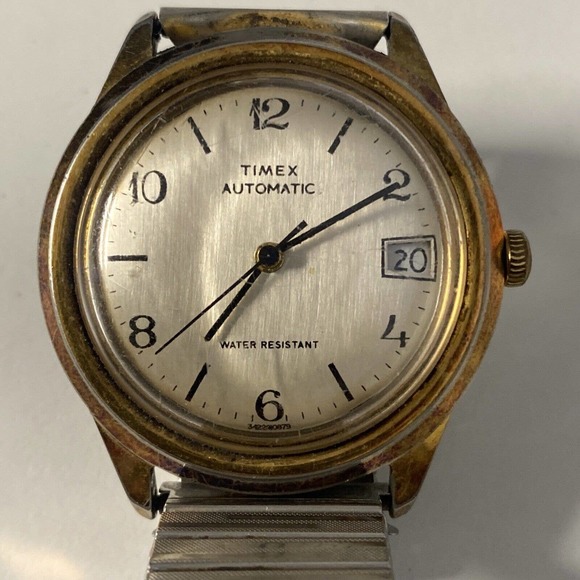 Timex Automatic Watch Water Resistant Bezel Stainless Steel Working cond… main image 7